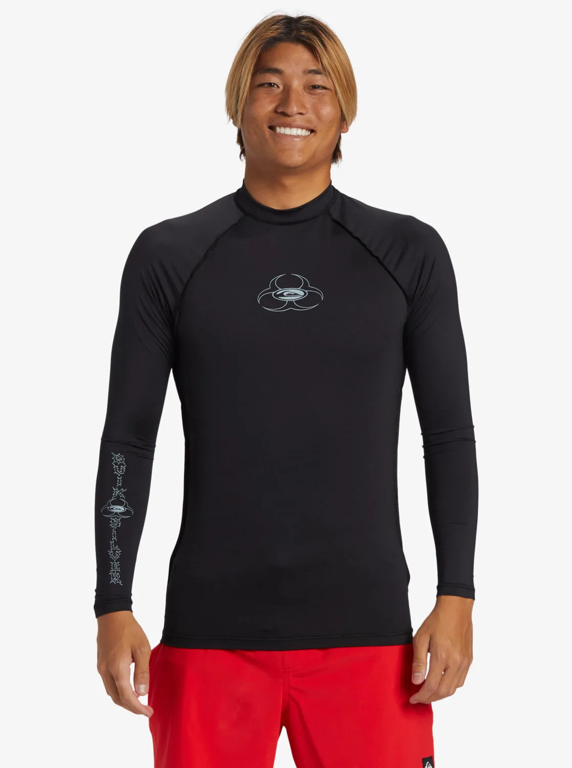 Saturn UPF 50 Long Sleeve Rashguard - Black sold by Quiksilver product image thumbnail 3