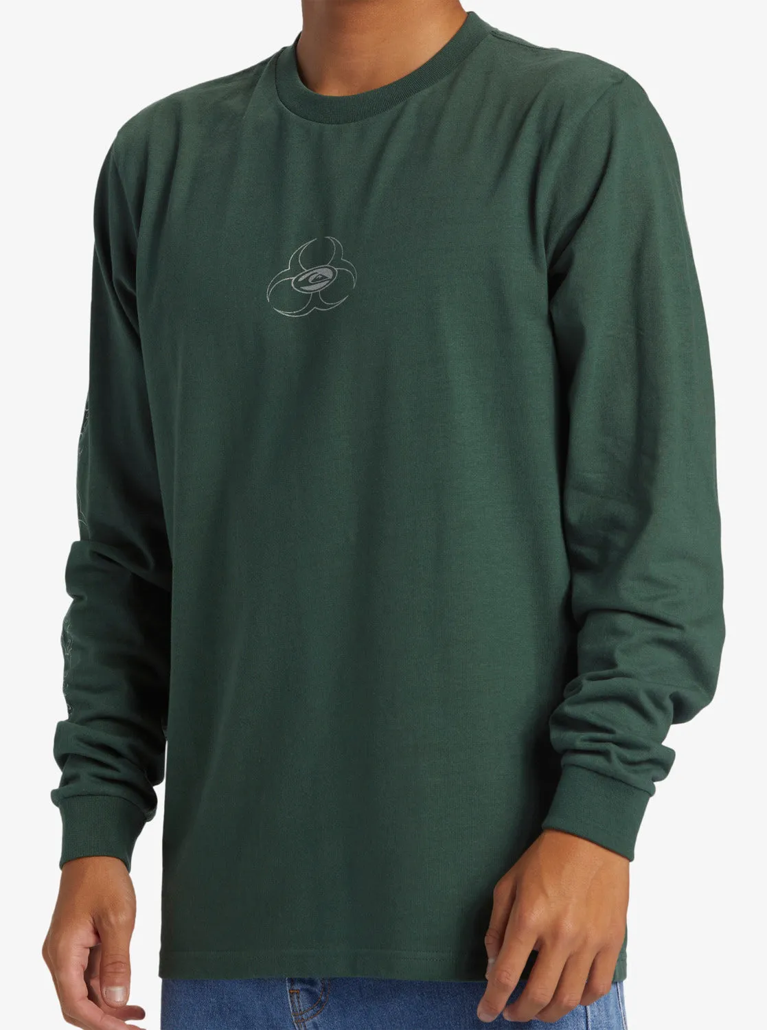 Bio Hazard Long Sleeve Saturn T-Shirt - Forest sold by Quiksilver product image thumbnail 5