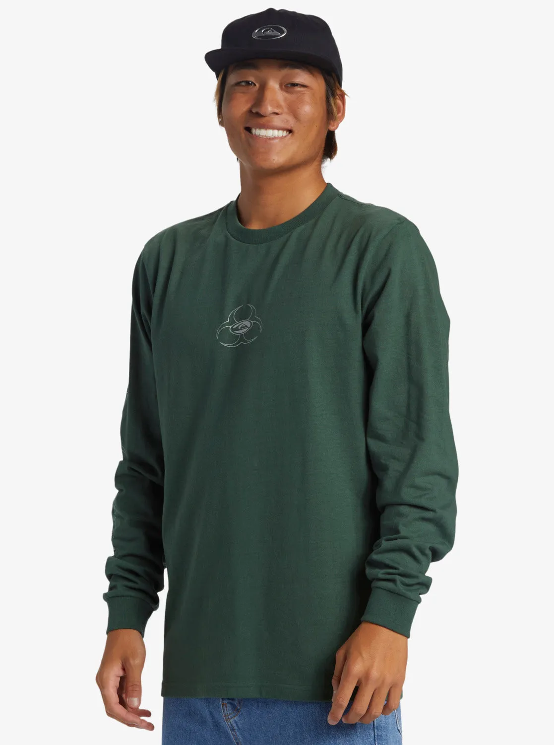 Bio Hazard Long Sleeve Saturn T-Shirt - Forest sold by Quiksilver product image thumbnail 4