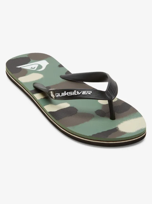 Molokai Art Ii Sandals - Black/Brown/Green sold by Quiksilver
