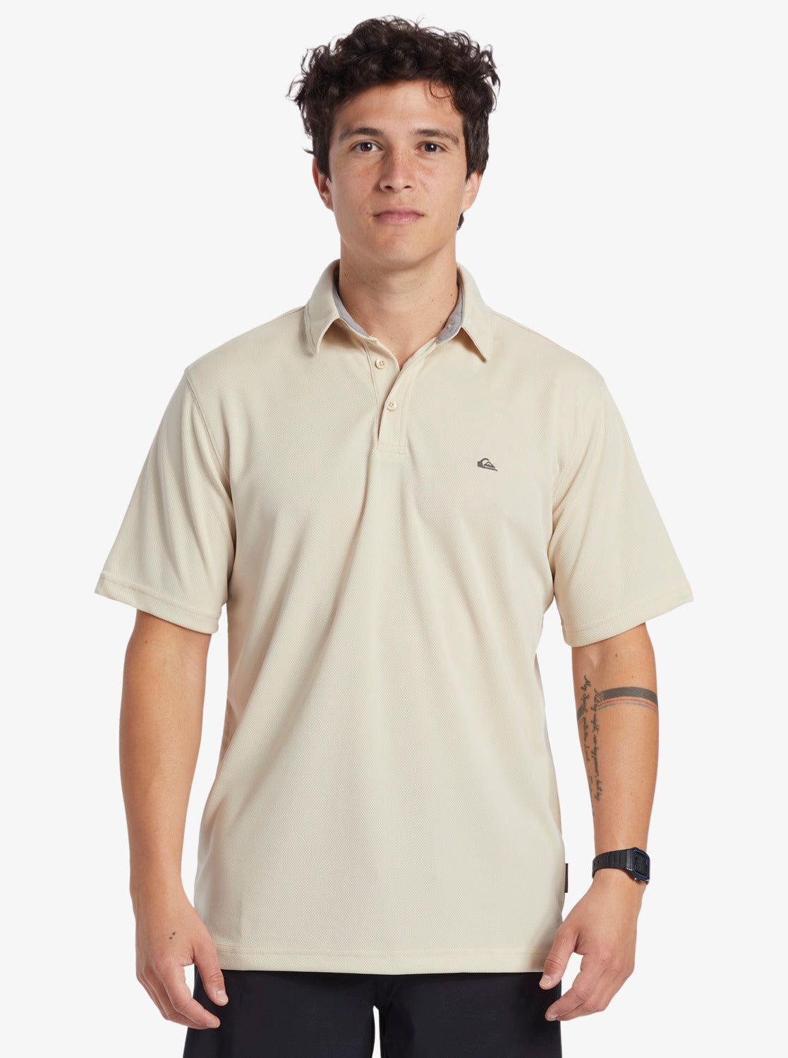 Waterman Water Short Sleeve Polo Shirt - Brown Rice sold by Quiksilver product image thumbnail 3