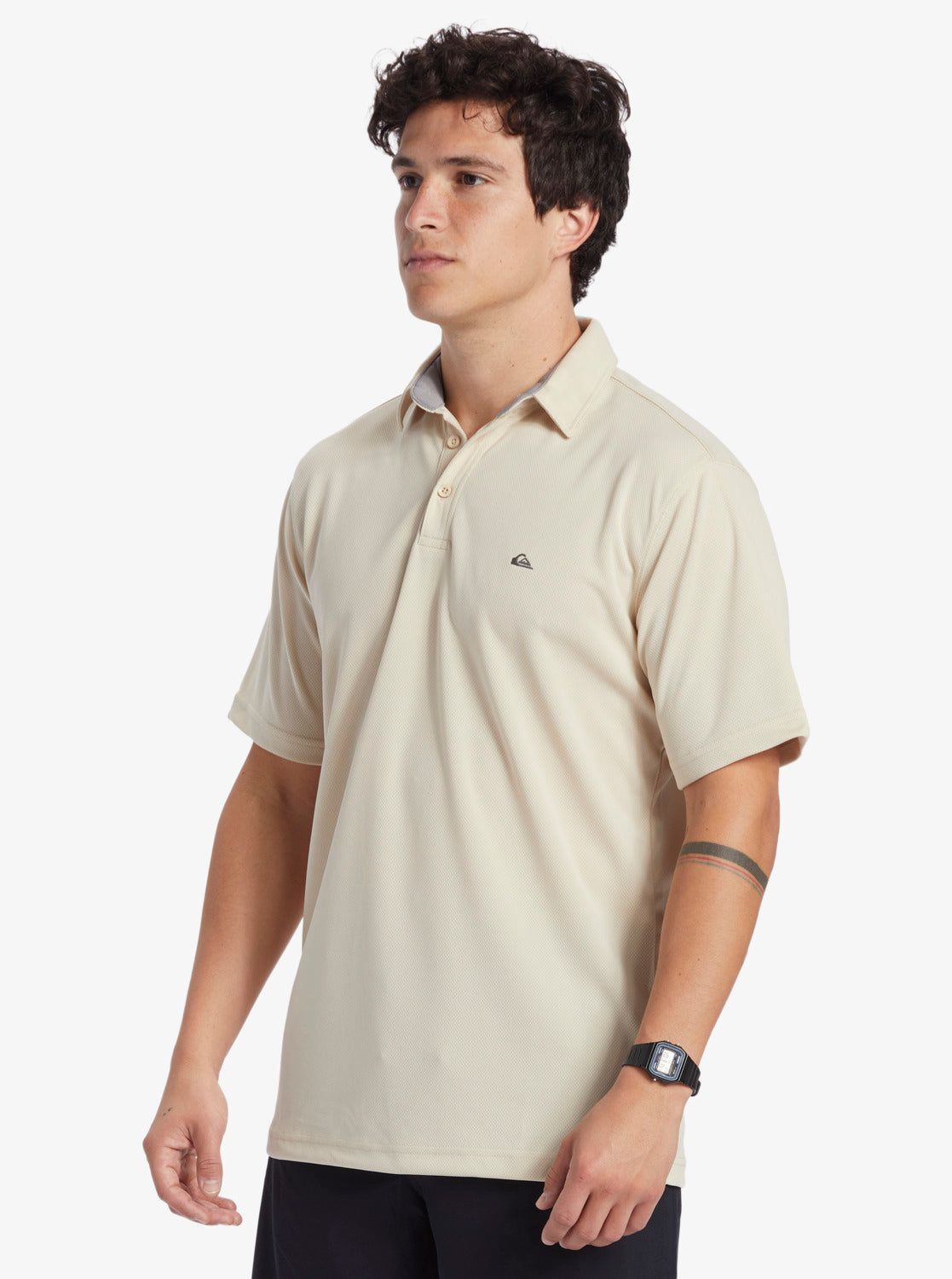 Waterman Water Short Sleeve Polo Shirt - Brown Rice sold by Quiksilver product image thumbnail 4