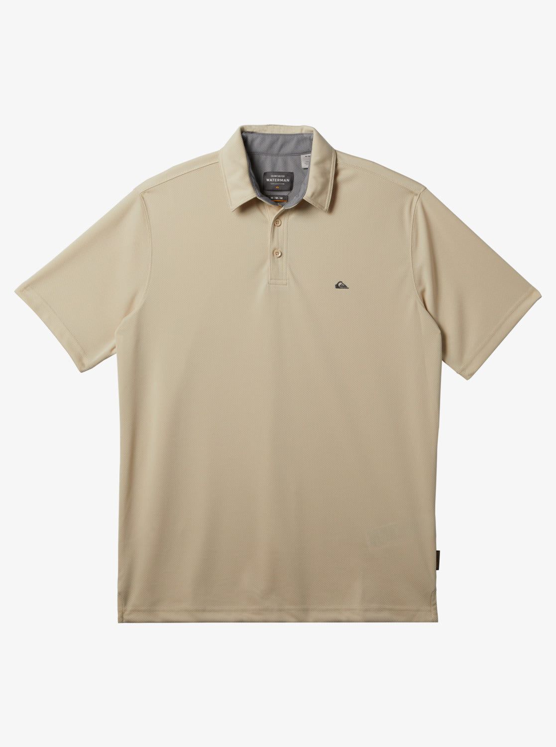 Waterman Water Short Sleeve Polo Shirt - Brown Rice sold by Quiksilver