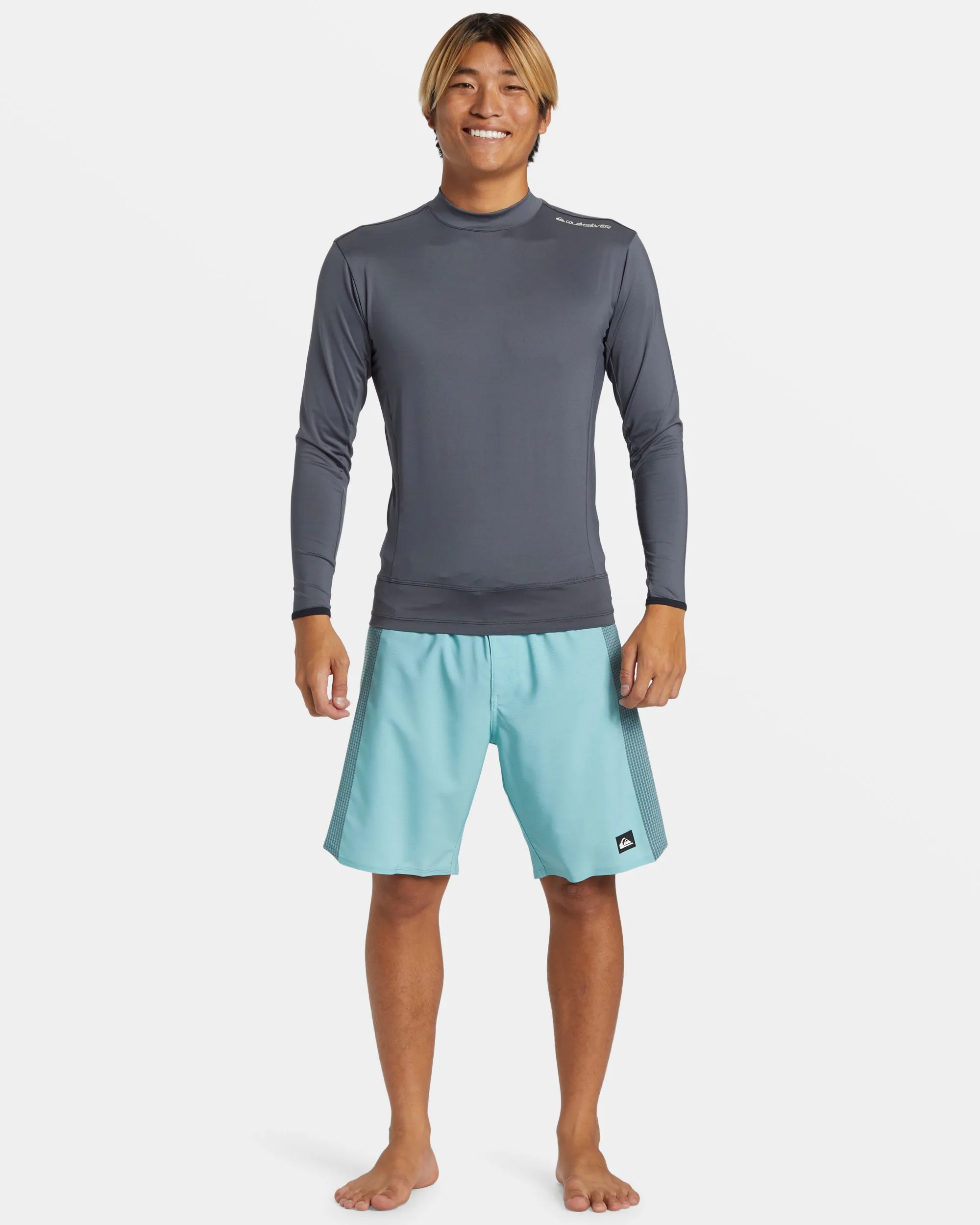 Highline UPF 50 Long Sleeve Rashguard - Iron Gate sold by Quiksilver product image thumbnail 3