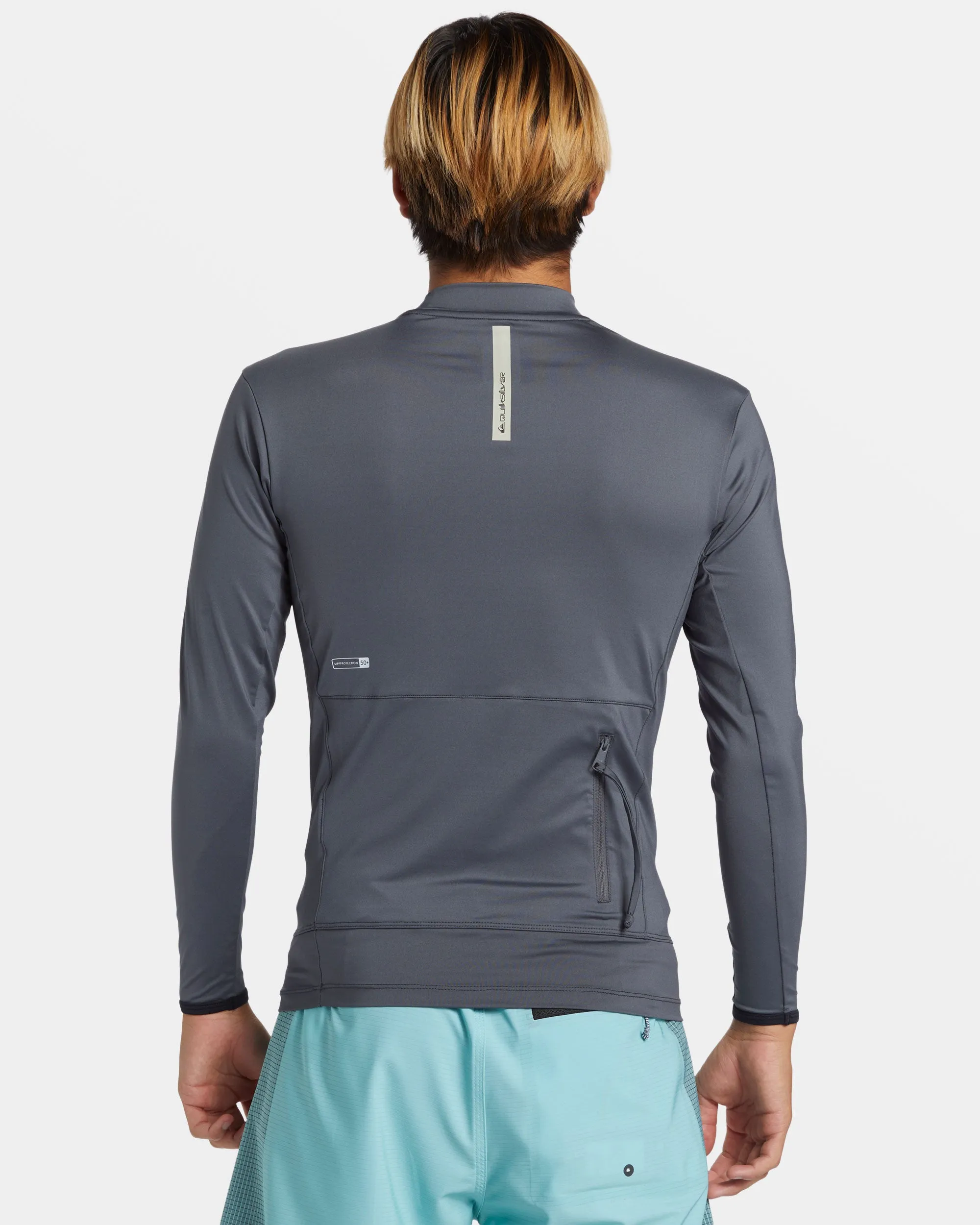 Highline UPF 50 Long Sleeve Rashguard - Iron Gate sold by Quiksilver product image thumbnail 2