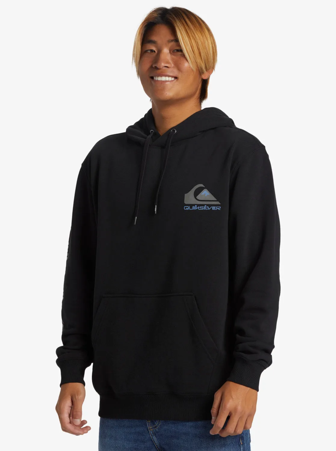 Omni Logo Hoodie Crew Neck Sweatshirt - Black sold by Quiksilver product image thumbnail 4