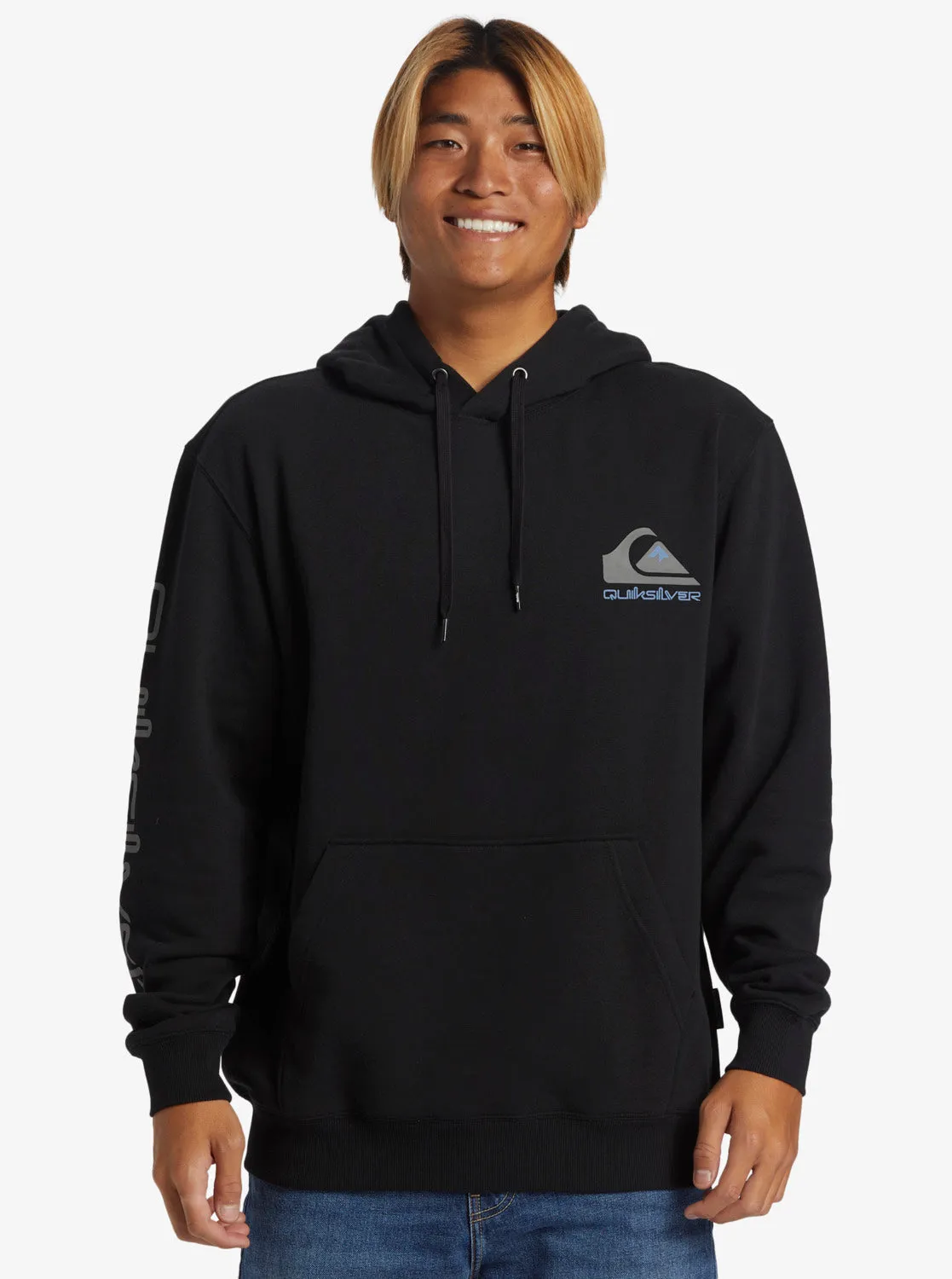Omni Logo Hoodie Crew Neck Sweatshirt - Black sold by Quiksilver product image thumbnail 3