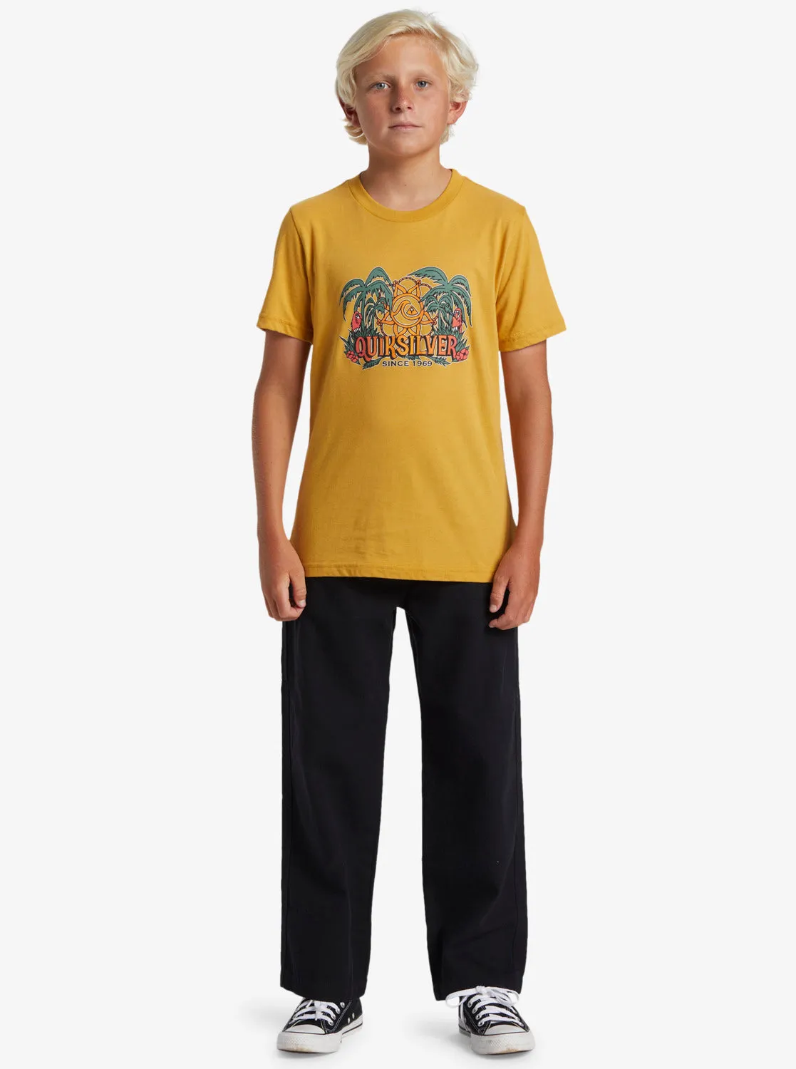 Boys 8-16 Dala Jungle T-Shirt - Mustard sold by Quiksilver product image thumbnail 4