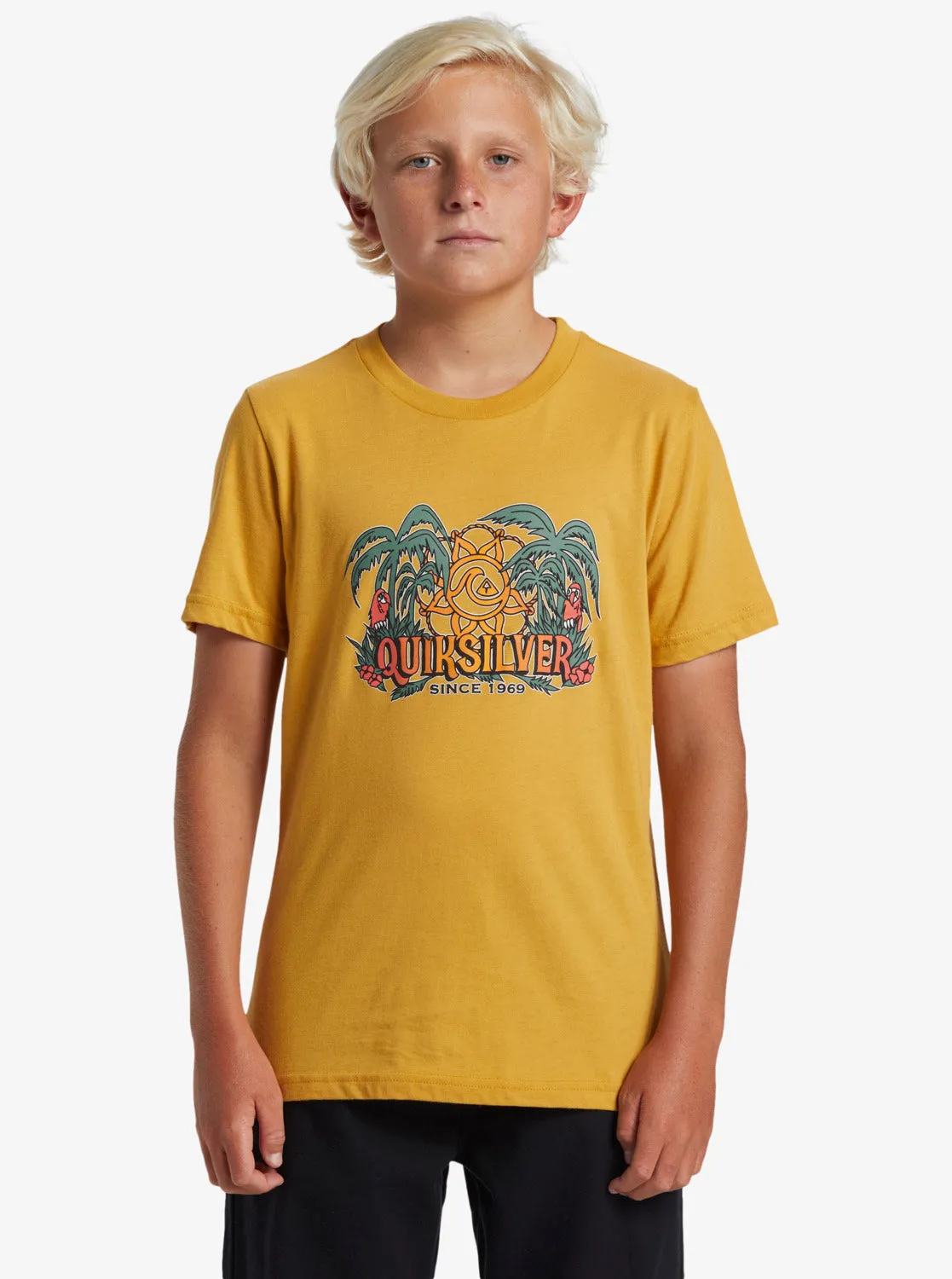 Boys 8-16 Dala Jungle T-Shirt - Mustard sold by Quiksilver