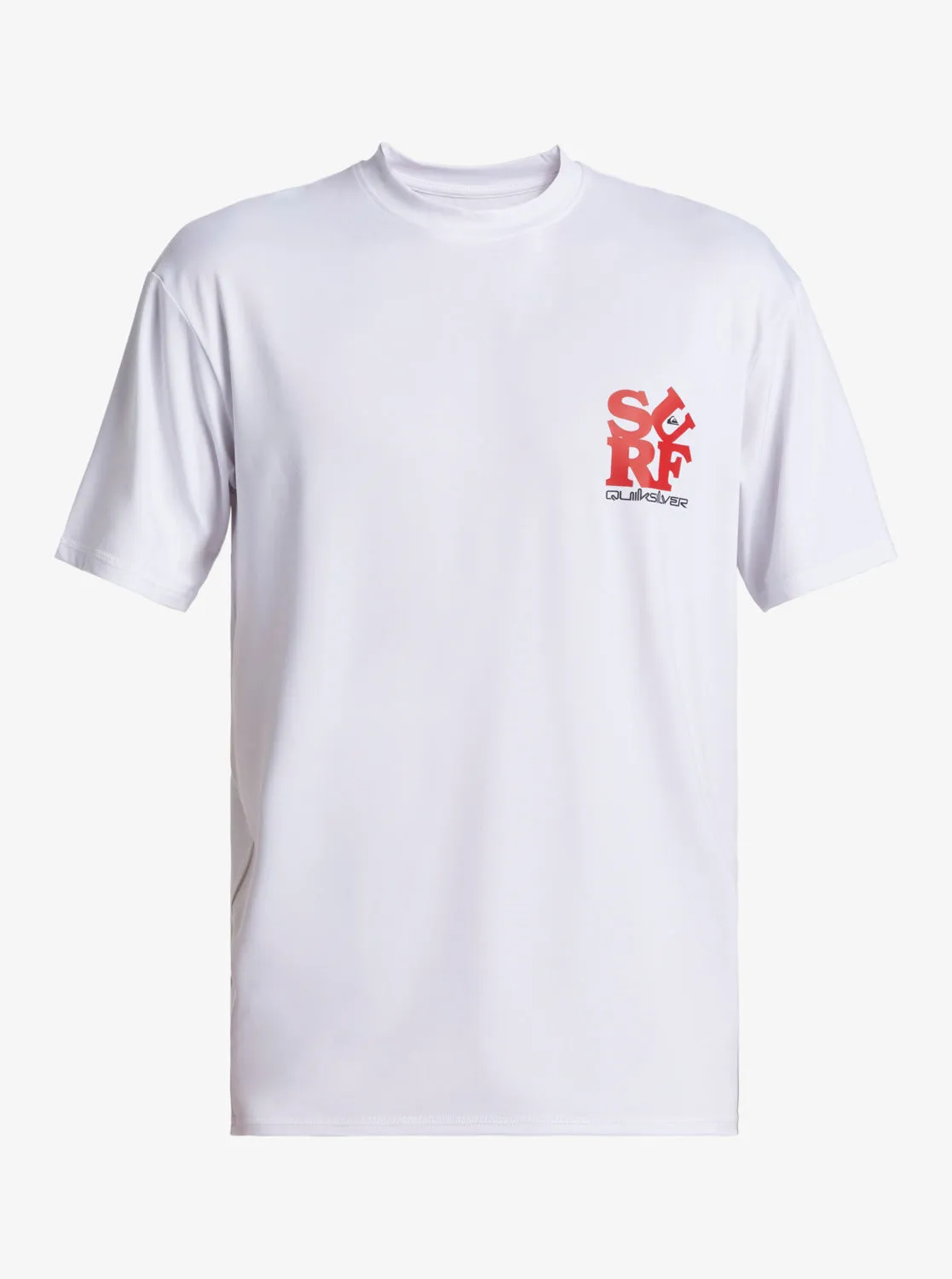 Everyday Short Sleeve Surf Tee - White/Black sold by Quiksilver
