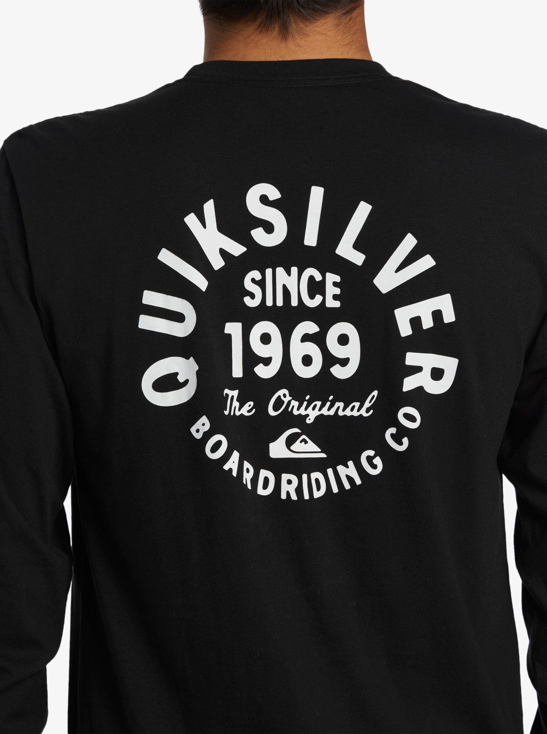 Circled Script Long Sleeve T-Shirt - Black sold by Quiksilver product image thumbnail 5