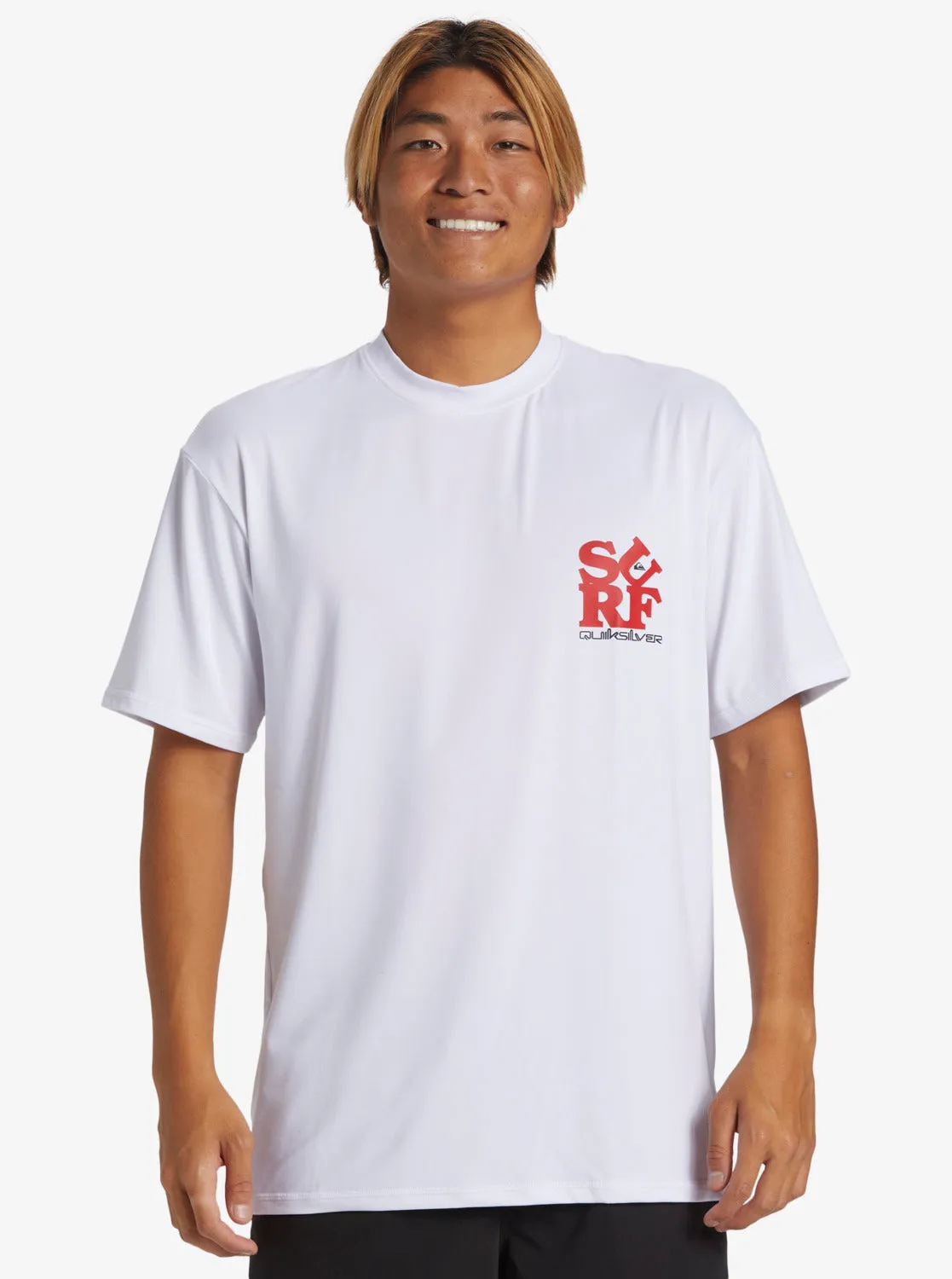 Everyday Short Sleeve Surf Tee - White/Black sold by Quiksilver product image thumbnail 3
