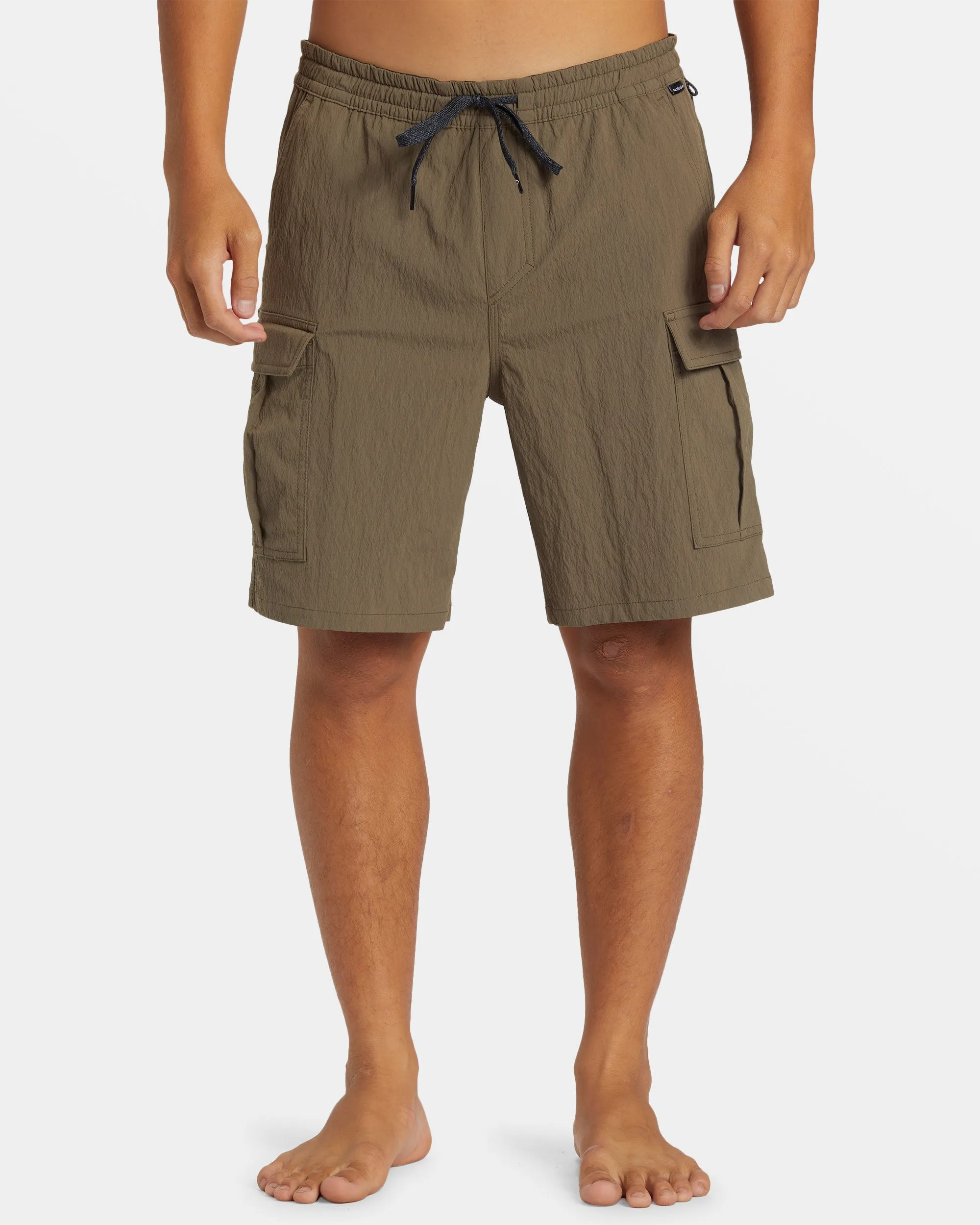 Taxer Cargo 19" Amphibian Hybrid Shorts - Canteen sold by Quiksilver
