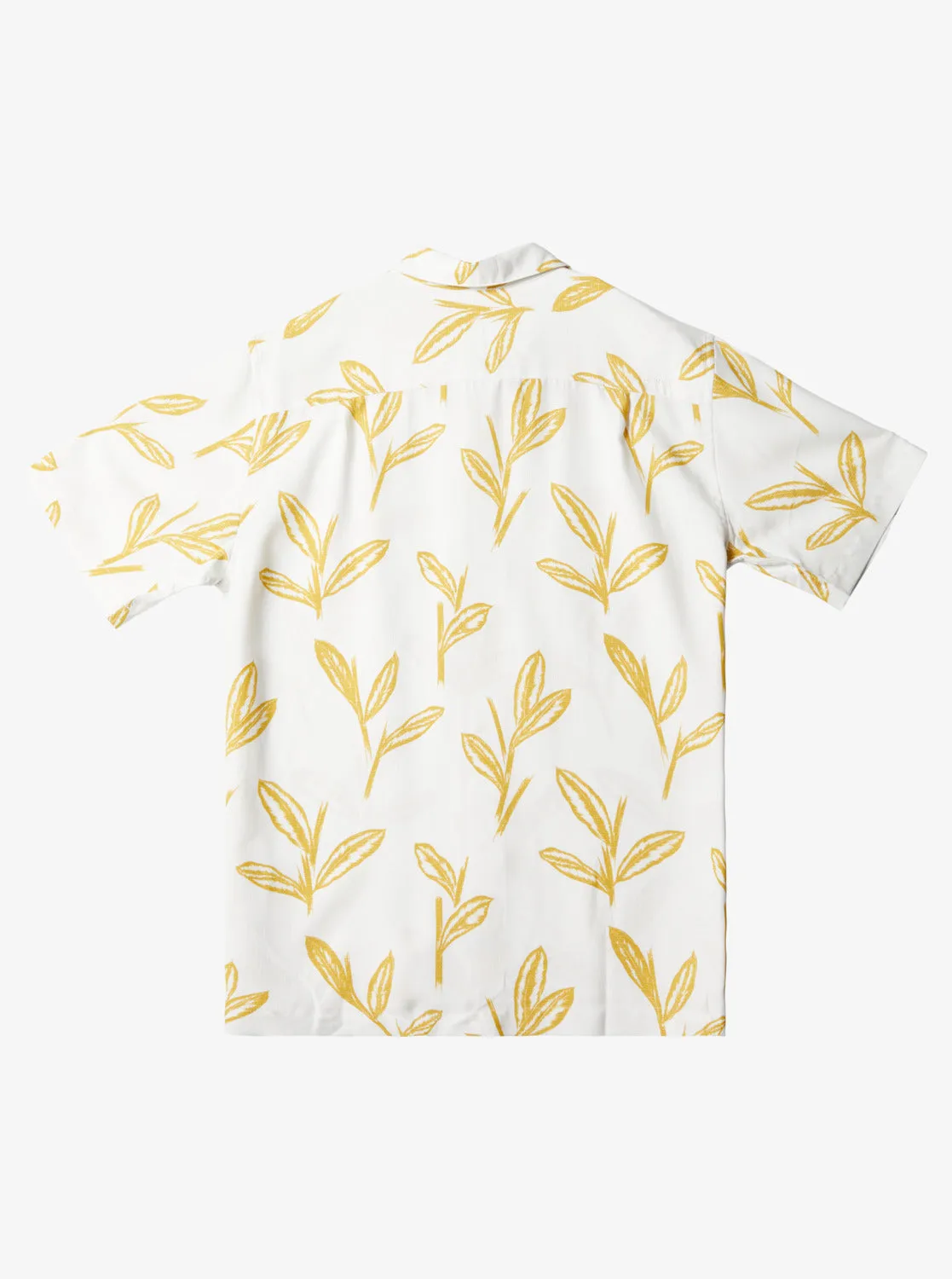 Waterman Ginger Stalks Short Sleeve Shirt - Oil Yellow Ginger Stalks sold by Quiksilver product image thumbnail 2