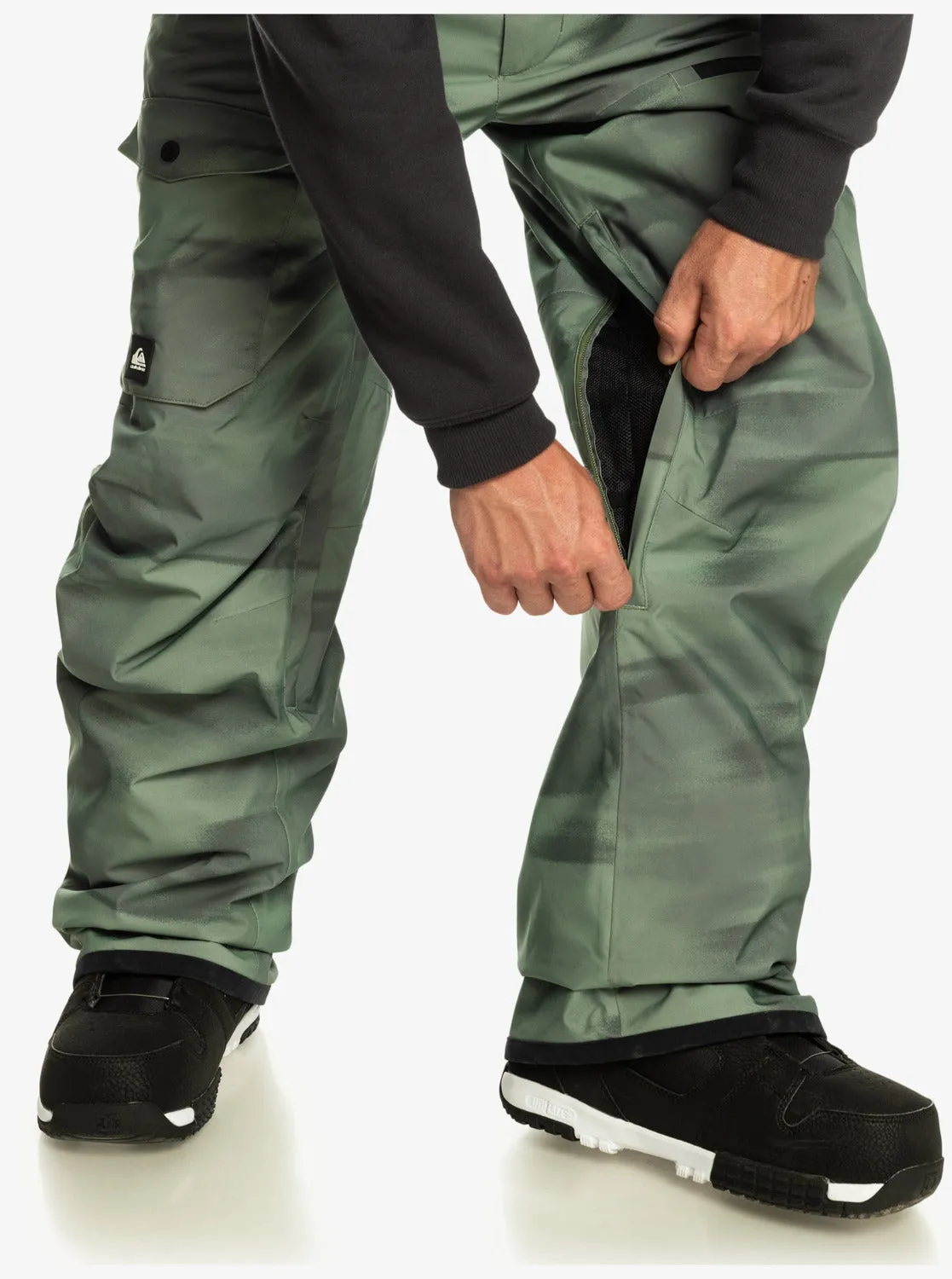 Utility Technical Snow Bib Pants - Break Off Laurel Wreath sold by Quiksilver product image thumbnail 4