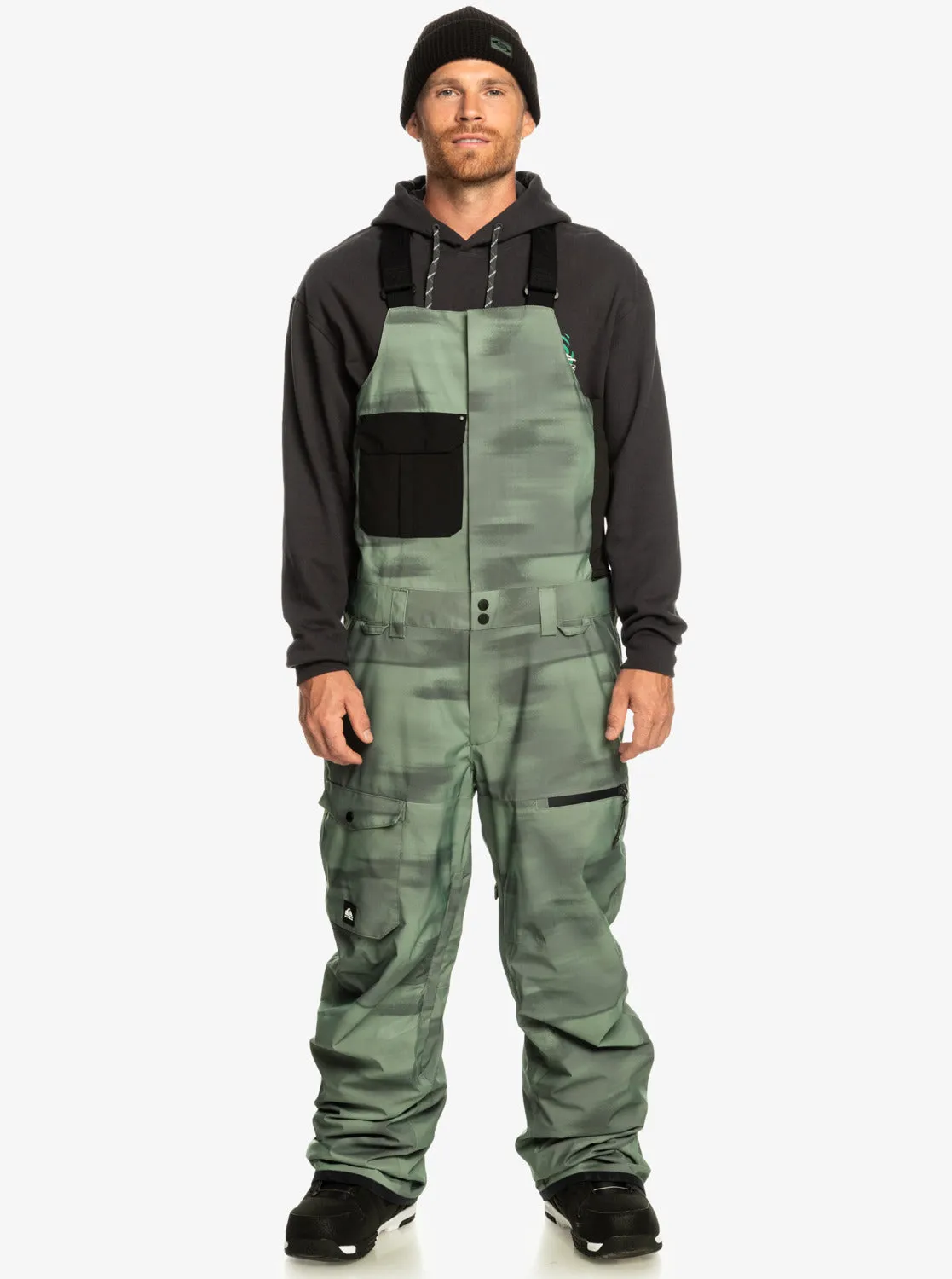 Utility Technical Snow Bib Pants - Break Off Laurel Wreath sold by Quiksilver