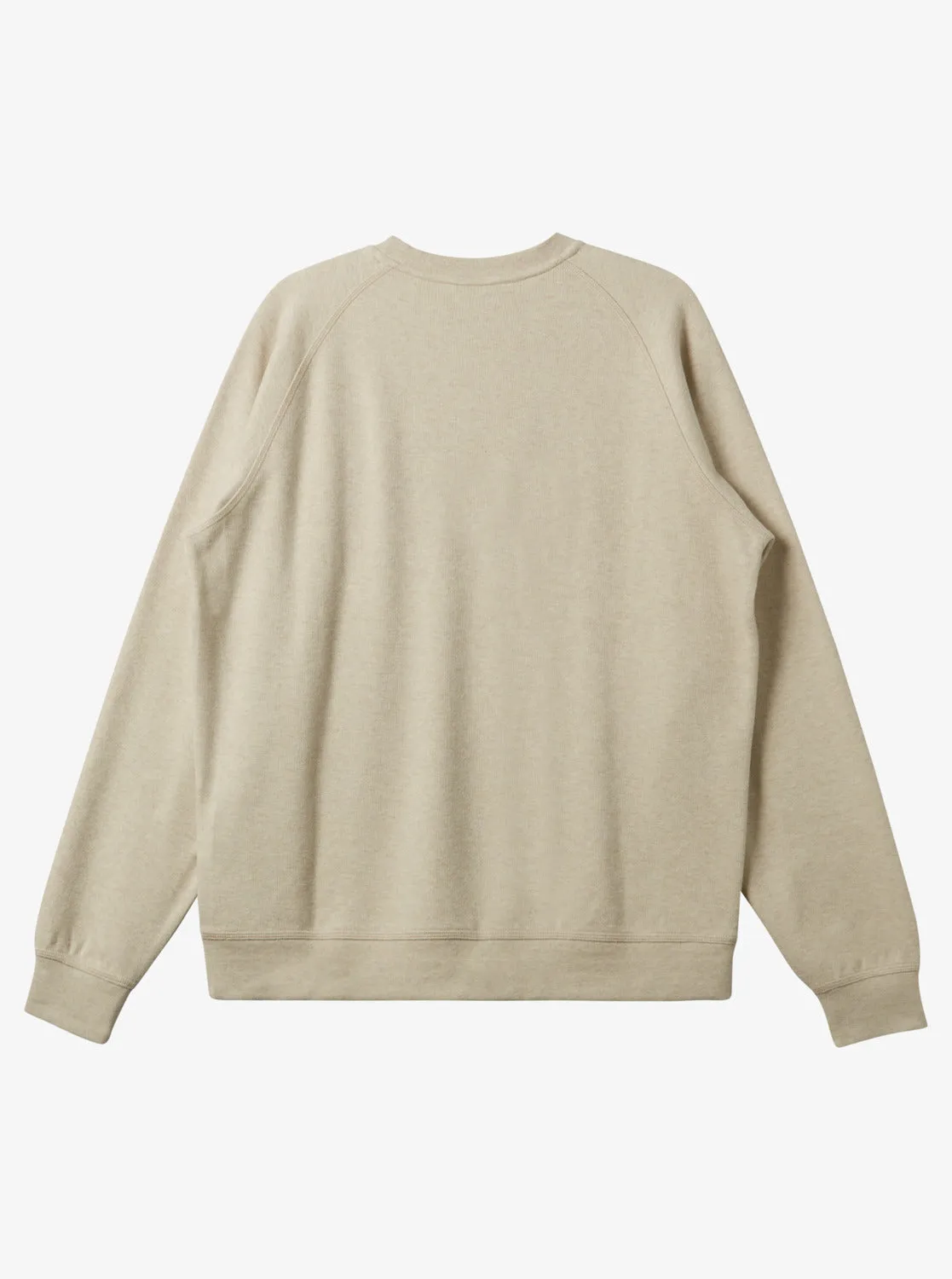 Raglans Knit Crew Neck Sweatshirt - Oyster White Heather sold by Quiksilver product image thumbnail 2