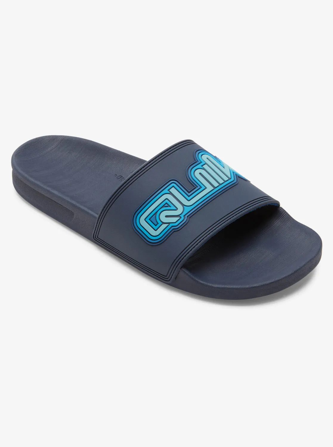 Rivi Wordmark Slide II Sandals - Blue 1 sold by Quiksilver