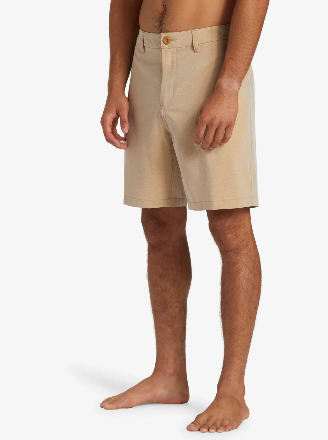 Union Heather Amphibian 20" Hybrid Shorts - Khaki sold by Quiksilver product image thumbnail 4