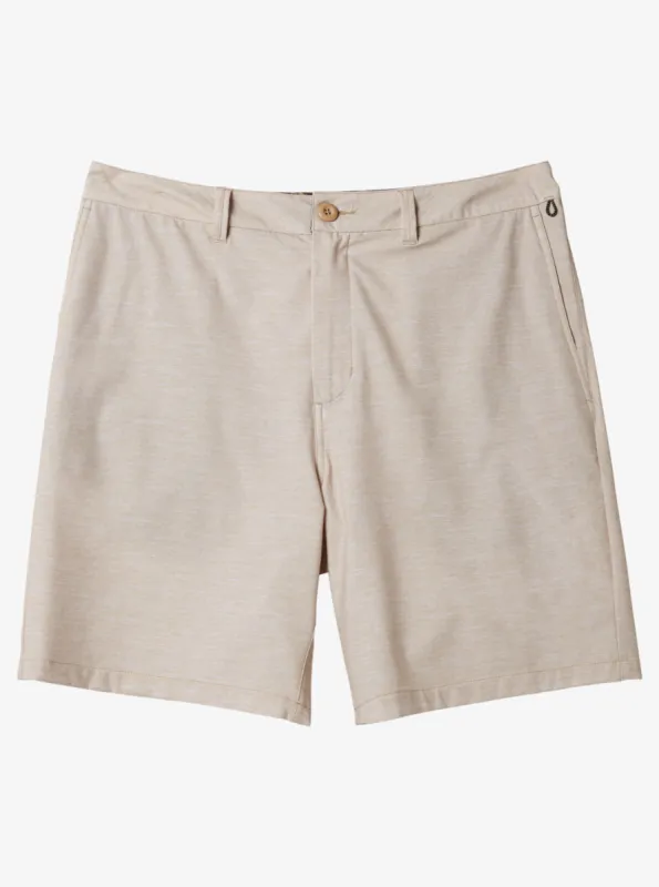 Union Heather Amphibian 20" Hybrid Shorts - Khaki sold by Quiksilver