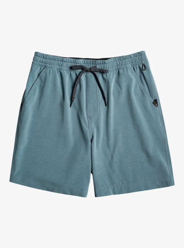 Taxer Heather 18" Amphibian Boardshorts - Bering Sea sold by Quiksilver