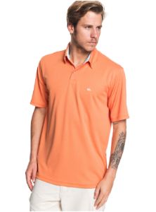 Waterman Water Short Sleeve Polo Shirt - Brandied Melon sold by Quiksilver