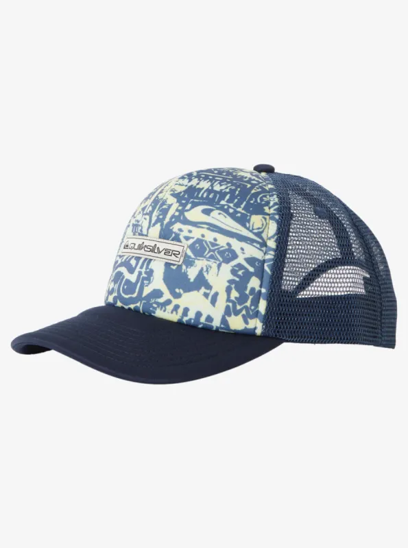 Vulture Coop Trucker Hat - Navy Blazer made by Quiksilver