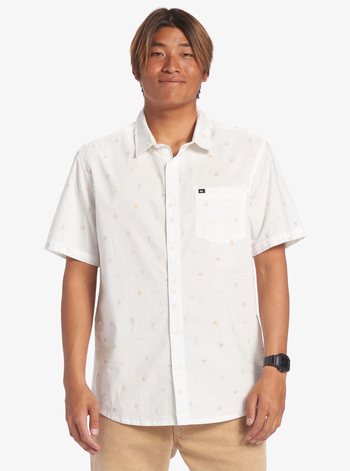 Heat Wave Short Sleeve Woven Shirt - Midnight Navy Heat Waves sold by Quiksilver product image thumbnail 3