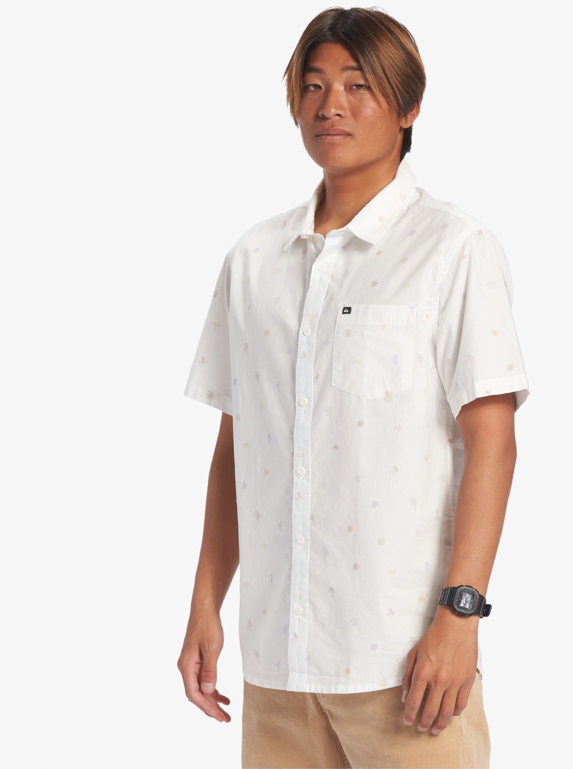 Heat Wave Short Sleeve Woven Shirt - Midnight Navy Heat Waves sold by Quiksilver product image thumbnail 4