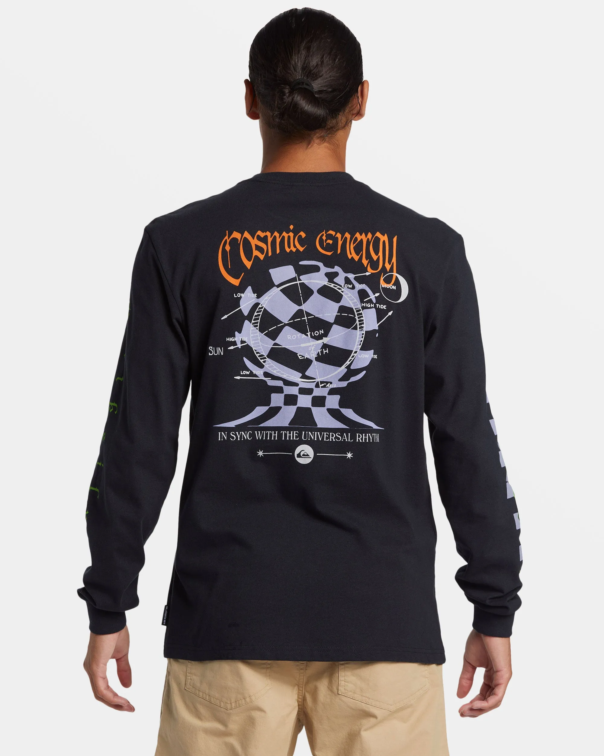 Cosmic Long Sleeve T-Shirt - Black sold by Quiksilver product image thumbnail 2