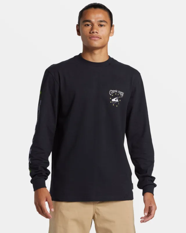 Cosmic Long Sleeve T-Shirt - Black sold by Quiksilver