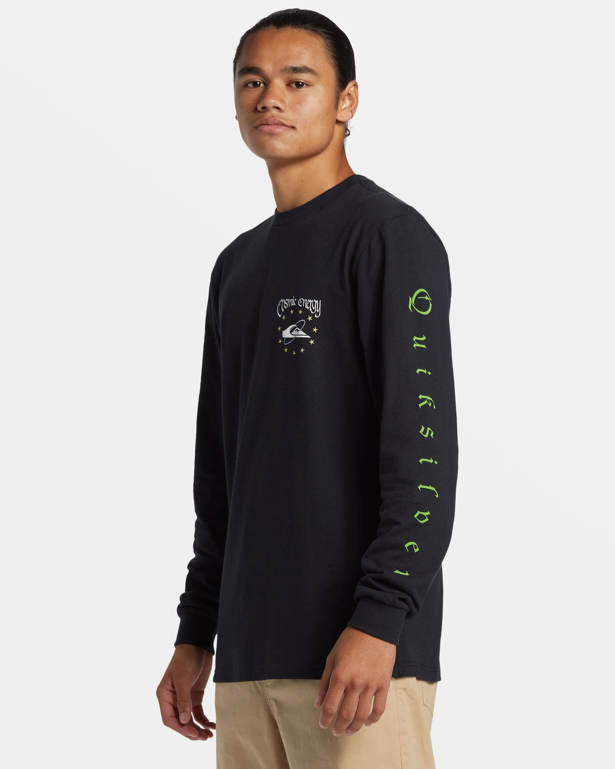 Cosmic Long Sleeve T-Shirt - Black sold by Quiksilver product image thumbnail 4