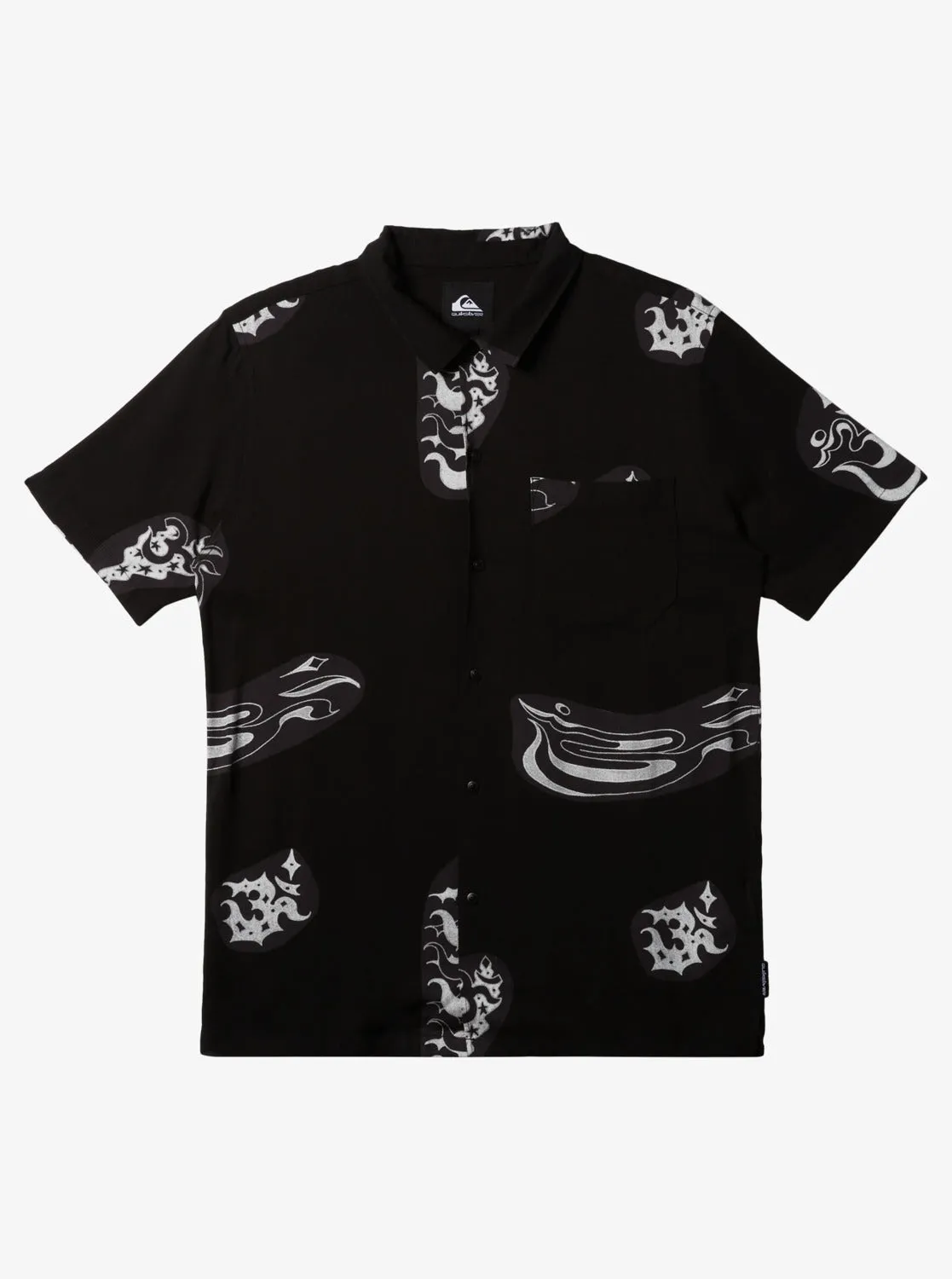 Pool Party Casual Short Sleeve Shirt - Black Aop Best Mix Ss sold by Quiksilver