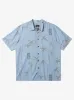 Waterman Bamboo Bay Shirt - Dream Blue Bamboo Bay Woven sold by Quiksilver