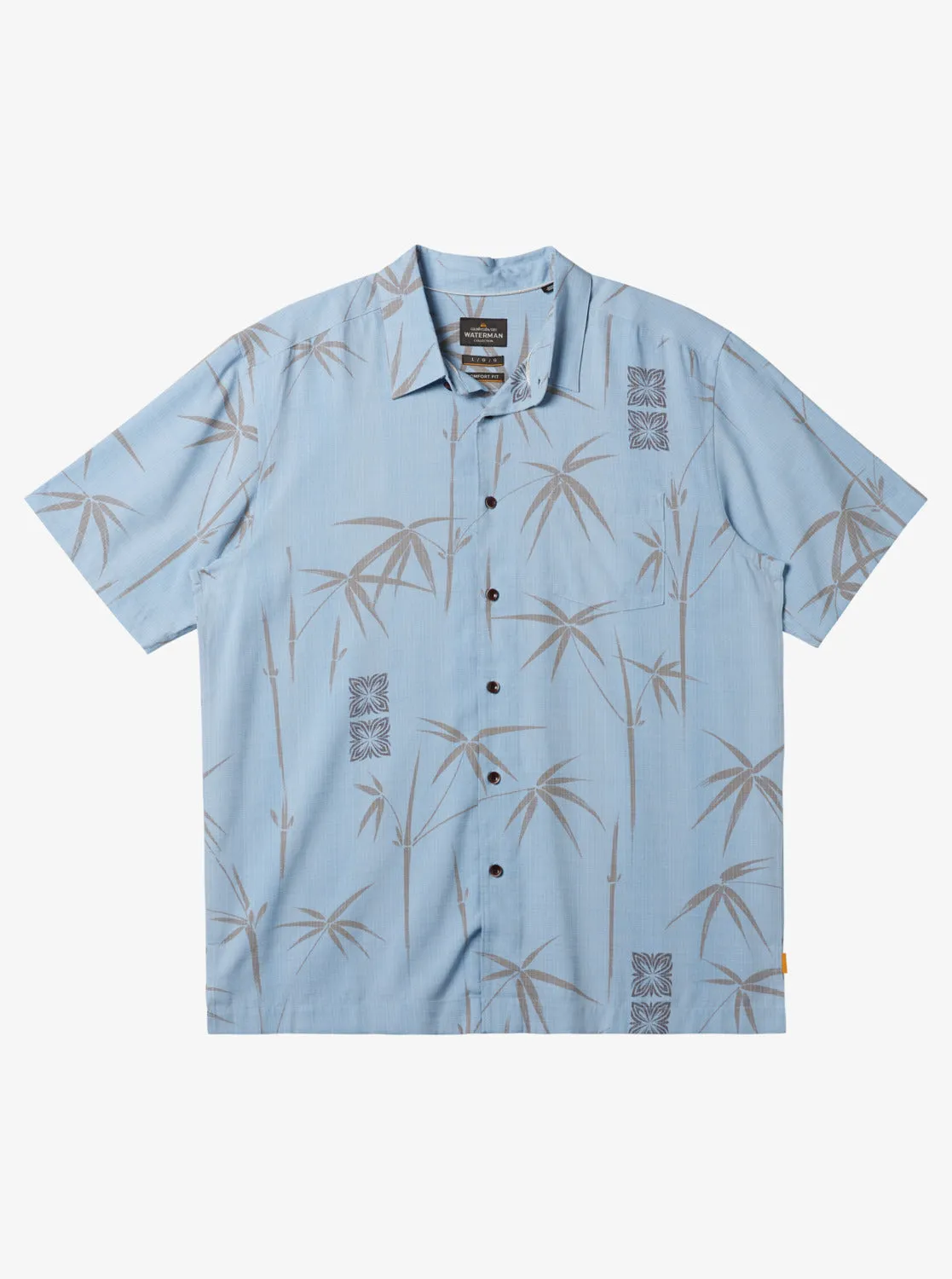 Waterman Bamboo Bay Shirt - Dream Blue Bamboo Bay Woven sold by Quiksilver