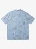 Waterman Bamboo Bay Shirt - Dream Blue Bamboo Bay Woven sold by Quiksilver