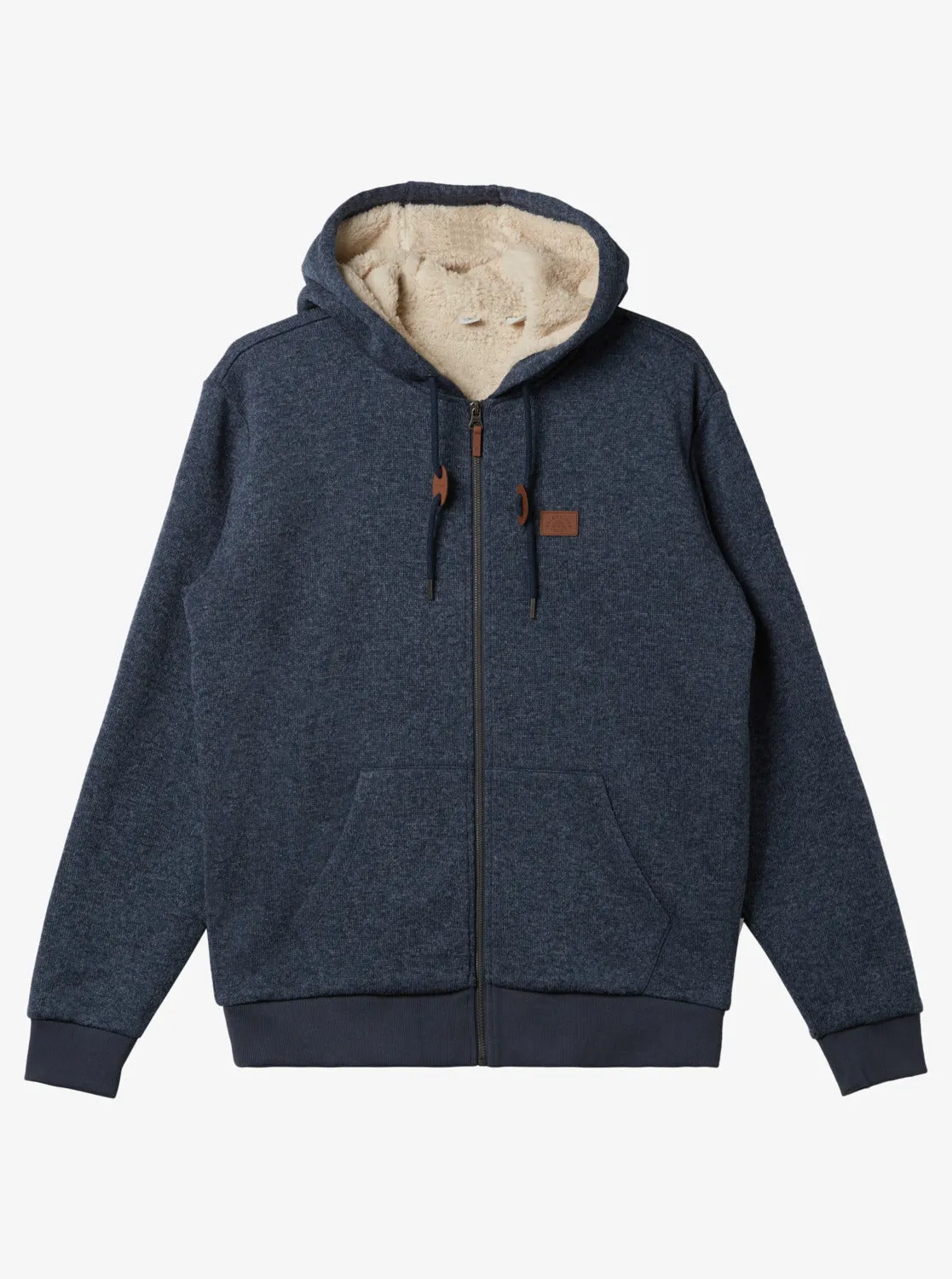 Keller Zip-Up Hoodie - Navy Blazer Heather sold by Quiksilver