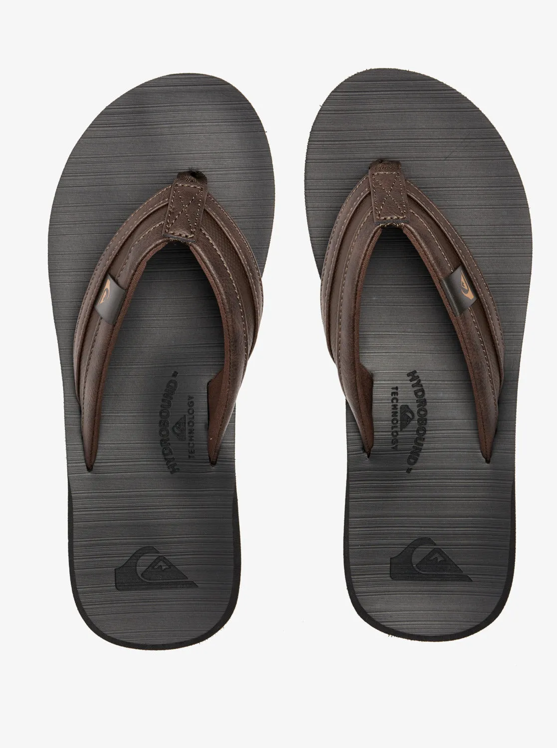 Carver Squish Sandals - Brown/Black/Brown sold by Quiksilver product image thumbnail 4
