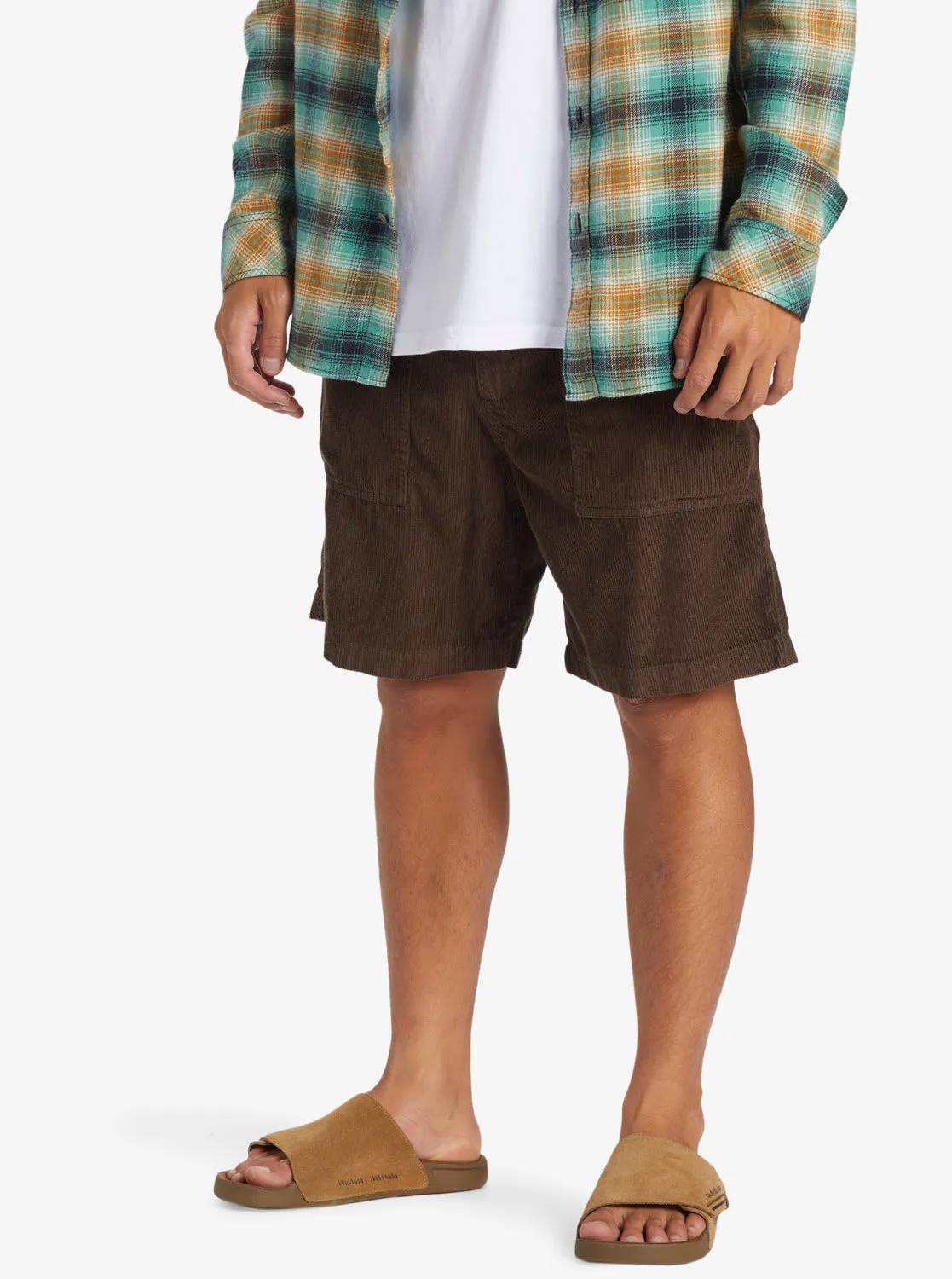 Surf Fatigue Corduroy Shorts - Dark Brown sold by Quiksilver product image thumbnail 4