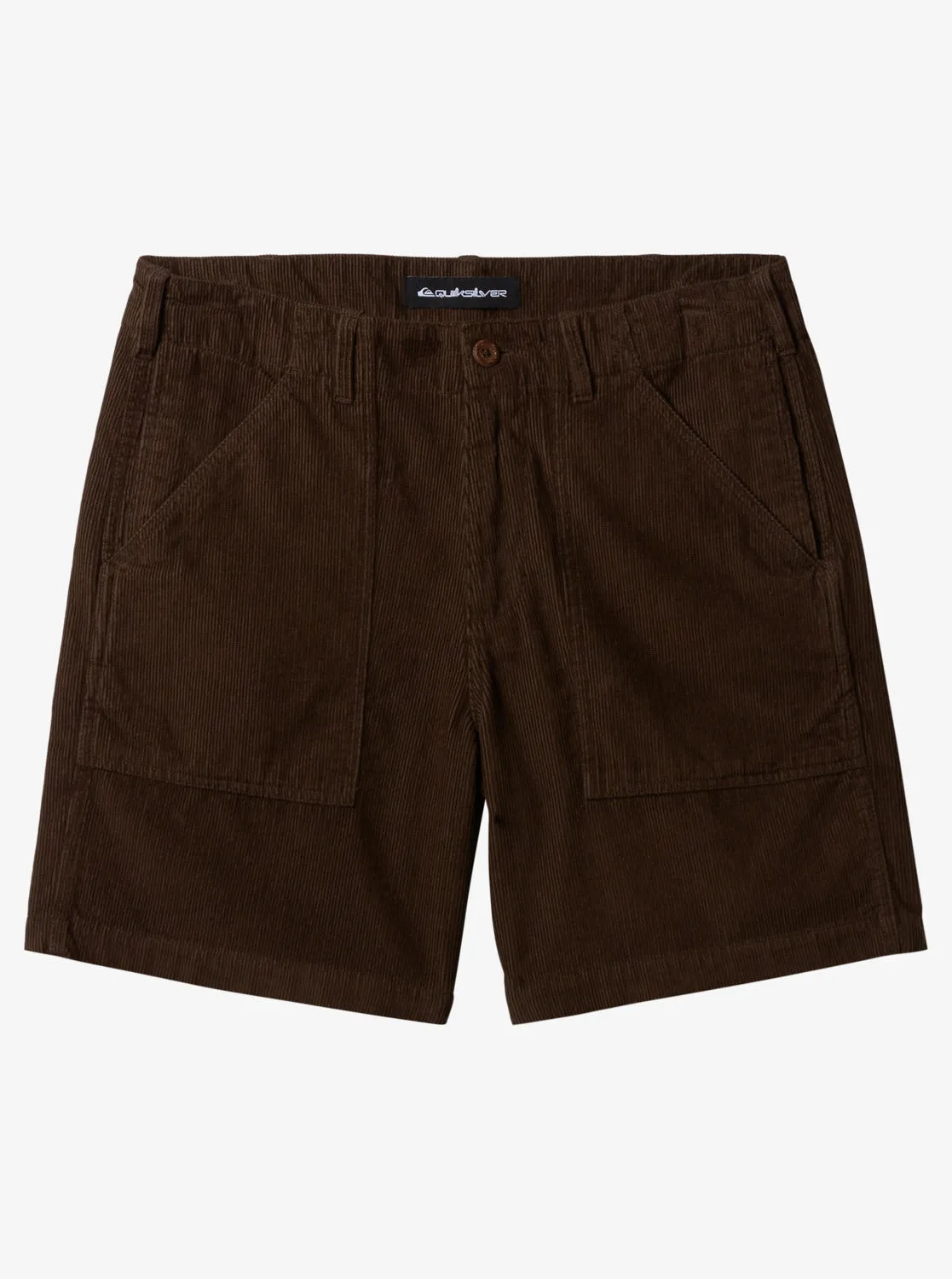 Surf Fatigue Corduroy Shorts - Dark Brown sold by Quiksilver