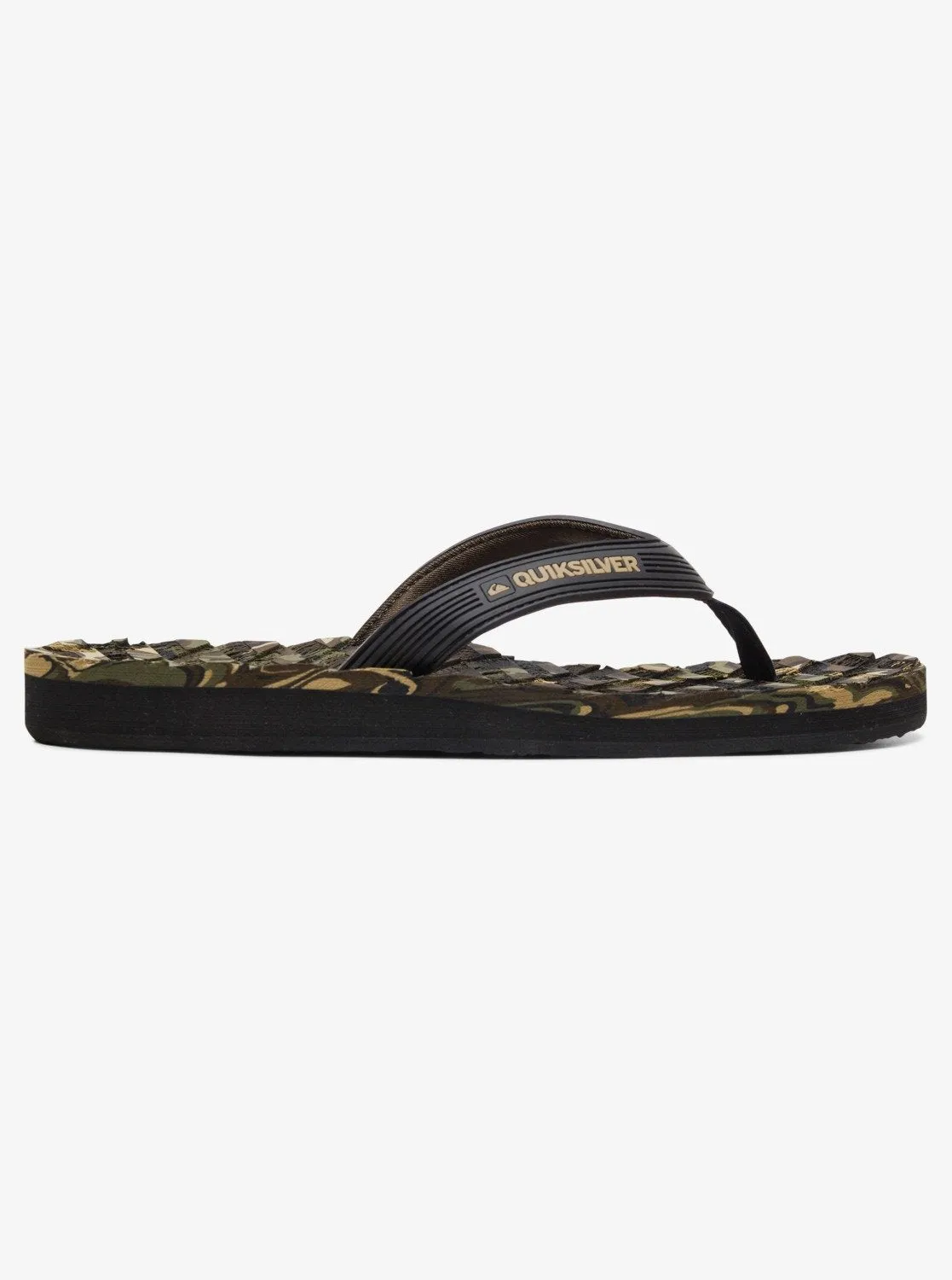 Massage Flip-Flops - Black/Green/Black sold by Quiksilver product image thumbnail 2