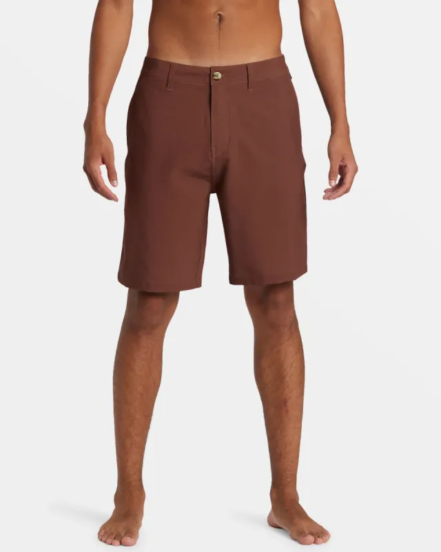 Union Amphibian 20" Hybrid Shorts - Brown Stone sold by Quiksilver