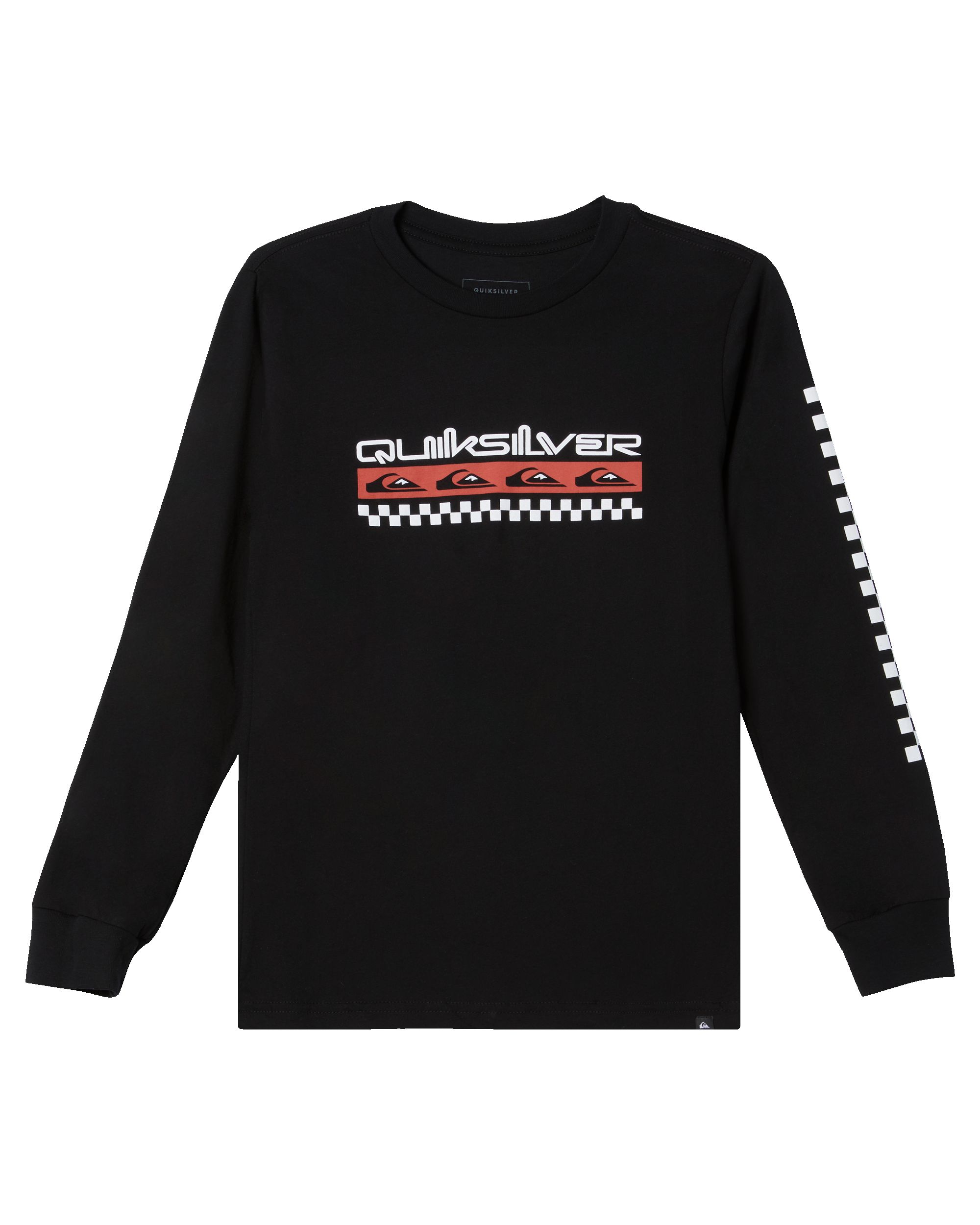 Boys 8-16 Omni Check Long Sleeve T-Shirt - Black sold by Quiksilver