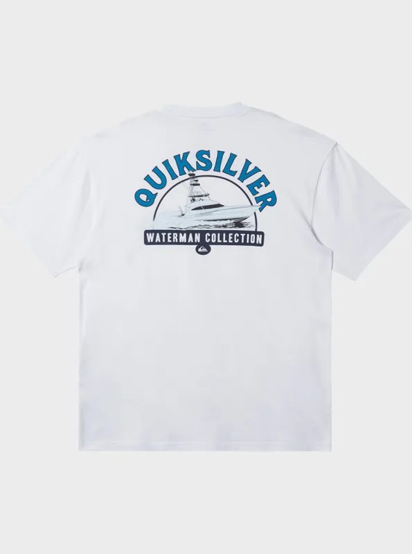 Waterman Heading Out T-Shirt - White sold by Quiksilver