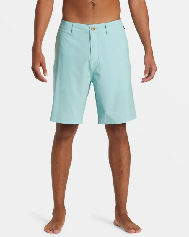 Union Heather Amphibian 20" Hybrid Shorts - Aquifer sold by Quiksilver
