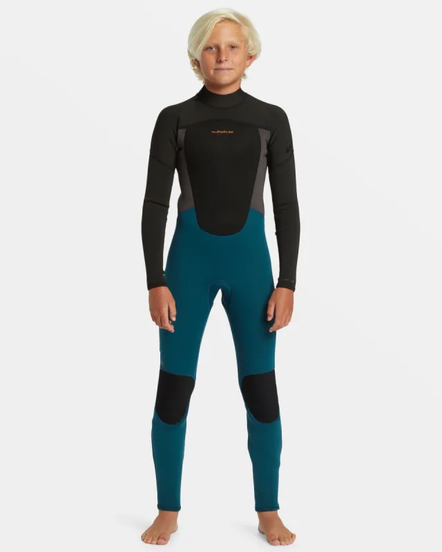 Boys 8-16 3/2mm Prologue Back Zip Wetsuit - Midnight Turquoise sold by Quiksilver