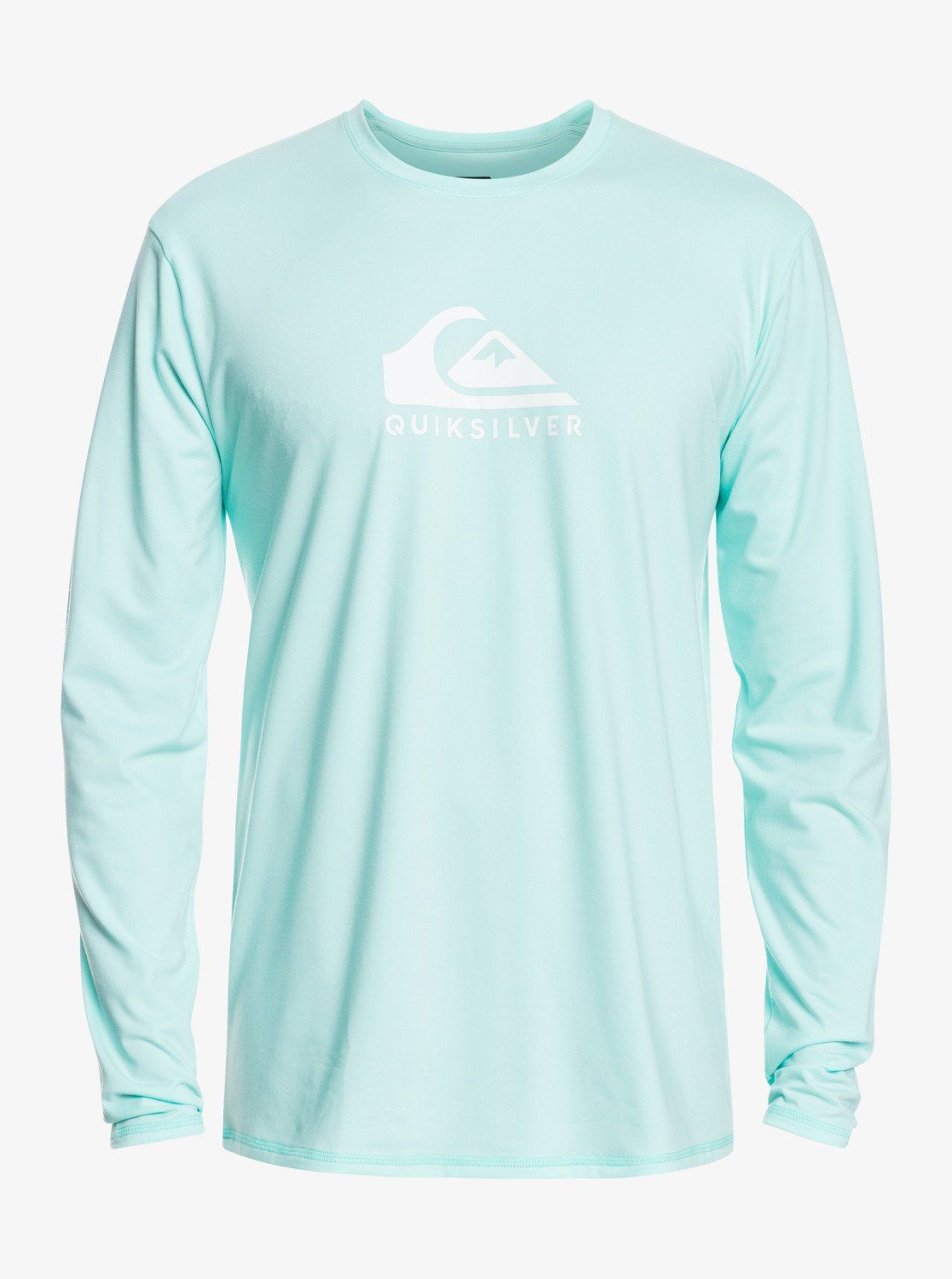 Solid Streak Long Sleeve Upf 50 Surf T-Shirt - Blue Light sold by Quiksilver