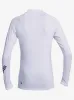 Boys 8-16 All Time Long Sleeve Upf 50 Rashguard - White sold by Quiksilver