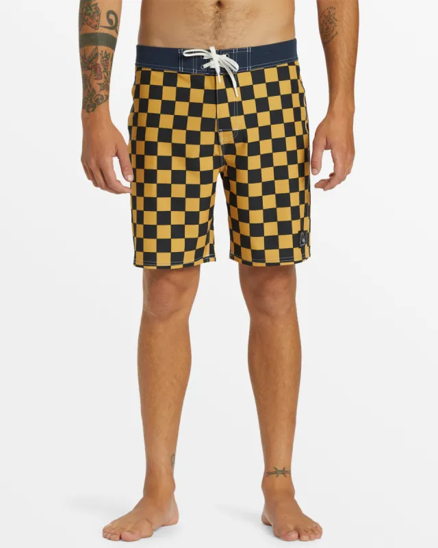 Original Straight Leg 18" Boardshorts - Mustard sold by Quiksilver