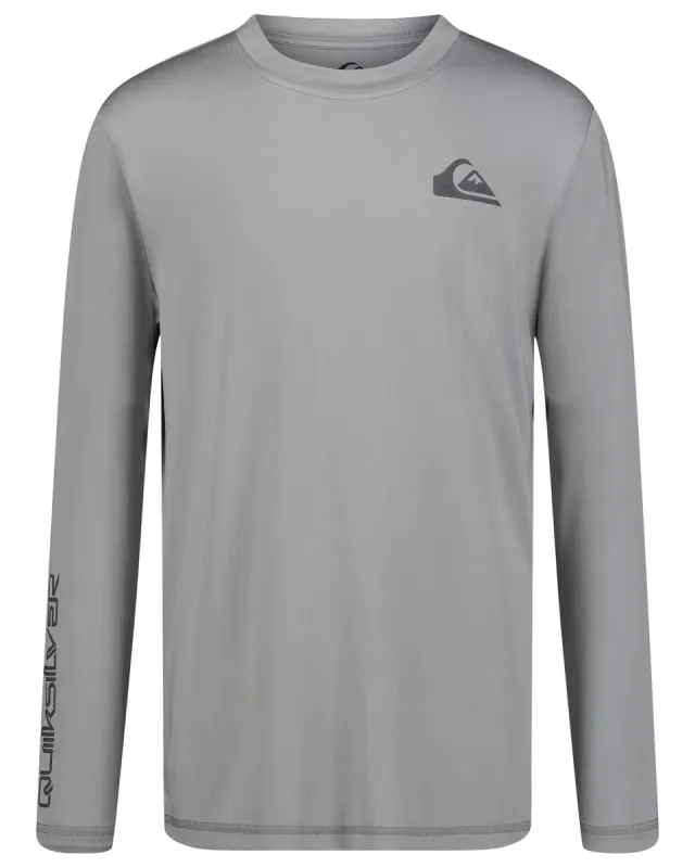 Boys 8-16 Everyday Long Sleeve Surf Tee - Quarry sold by Quiksilver